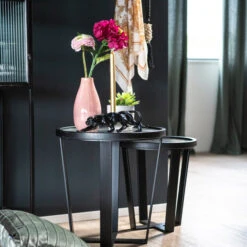 Bijzettafels Ribbelglas En Metaal -Zuiver Verkoop by boo loup bijzettafels ribbelglas en metaal 2