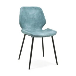 Eetkamerstoel Kunstleer -Zuiver Verkoop by boo seashell simplistische eetkamerstoel blauw pu leer 01 2