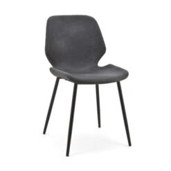 Eetkamerstoel Kunstleer -Zuiver Verkoop by boo seashell simplistische eetkamerstoel zwart pu leer 01 2