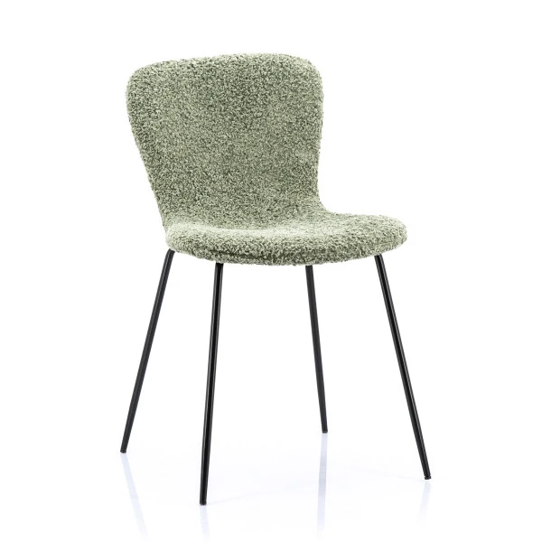 Wollen Eetkamerstoel 4 Wollen Eetkamerstoel - Afbeelding 2