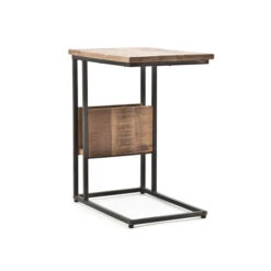 Bijzettafel Mangohout En Metaal