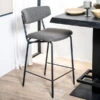 Moderne Barstoel -Zuiver Verkoop by boo crockett moderne barstoel donkergrijs 1
