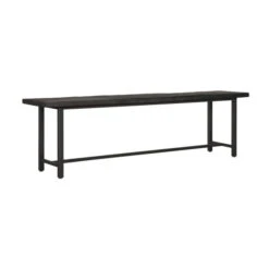 Eetkamerbank Zwart Teakhout -Zuiver Verkoop d bodhi beam black eetkamerbank zwart teakhout 01