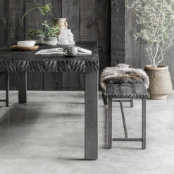 Robuuste Eettafel Zwart Teak -Zuiver Verkoop d bodhi beam black robuuste eettafel zwart teak 03