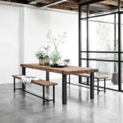 Robuuste Eettafel Teakhout -Zuiver Verkoop d bodhi beam eettafel teakhout 01