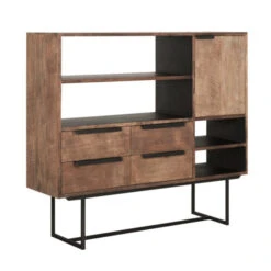 Hoog Dressoir Teak Hout -Zuiver Verkoop d bodhi odeon hoog dressoir van teakhout 01