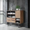 Hoog Dressoir Teak Hout 1 Hoog Dressoir Teak Hout -Zuiver Verkoop d bodhi odeon hoog dressoir van teakhout 03