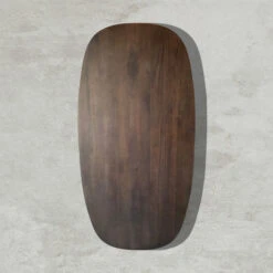 Deens Ovalen Bruine Eettafel -Zuiver Verkoop deens ovalen bruine eettafel bodio ivy 02 1