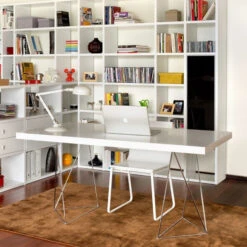 Groot Bureau Mat Wit Met Chroom -Zuiver Verkoop design bureau tundo vitor 08 800x800 1