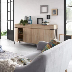 Design Dressoir Licht Acaciahout -Zuiver Verkoop design dressoir laforma disset 08