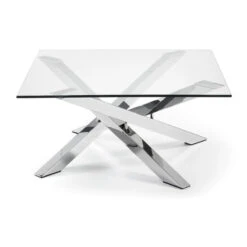 Salontafel Glas En Chroom