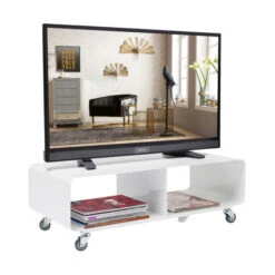 Verrijdbaar Tv Meubel Wit -Zuiver Verkoop design tv meubel mobil wit 03