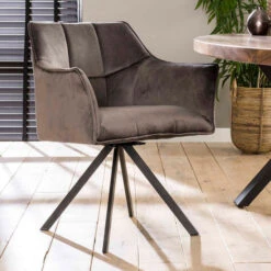 Draaibare Eetkamerstoel Fluweel