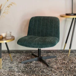 Draaistoel Met Ribstof -Zuiver Verkoop draaistoel met ribstof belmond lumz home 04