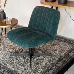 Draaistoel Met Ribstof -Zuiver Verkoop draaistoel met ribstof belmond lumz home 05