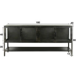 Dressoir Met Glazen Deuren -Zuiver Verkoop dressoir met glazen deuren ruff giani 05