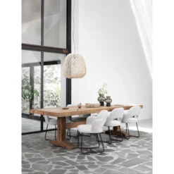 Teakhouten Eettafel -Zuiver Verkoop dtp home classic borgo teakhouten eettafel 08 3