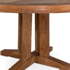 Ronde Eettafel Teak -Zuiver Verkoop dtp home classic castello ronde eettafel teak 04