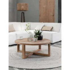 Ronde Salontafel Teak -Zuiver Verkoop dtp home classic icon ronde salontafel teak 05