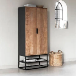 Bergkast Van Teakhout -Zuiver Verkoop dtp home cosmo bergkast van teakhout 01