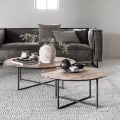 Ronde Salontafel Verjongde Rand -Zuiver Verkoop dtp home cosmo ronde salontafel verjongde rand 02