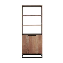 Teak Boekenkast Met Deuren -Zuiver Verkoop dtp home cosmo teak boekenkast met deuren 06