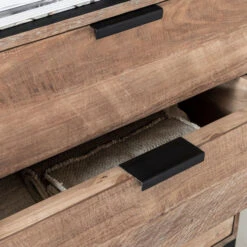 Teak Boekenkast Met Lades -Zuiver Verkoop dtp home cosmo teak boekenkast met lades 01