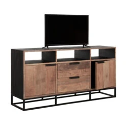 Tv-dressoir Teak Hout -Zuiver Verkoop dtp home cosmo teakhouten tv dressoir 02