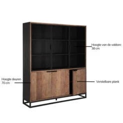 Vitrinekast No.2 Medium 11 Vitrinekast No.2 Medium -Zuiver Verkoop dtp home cosmo vitrinekast groot 05