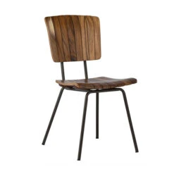 Eetkamerstoel Van Suar Hout -Zuiver Verkoop dtp home flare eetkamerstoel van suar hout 09