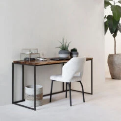 Bureau Van Suar Hout Industrieel -Zuiver Verkoop dtp home flare industrieel bureau van suar hout 02