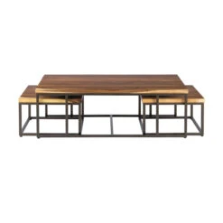 Suar Hout Salontafelset -Zuiver Verkoop dtp home flare salontafelset van suar hout 05