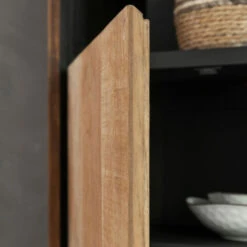 Hoge Teak Kast Met Vakken -Zuiver Verkoop dtp home metropole hoge teak kast met vakken 06