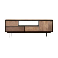 Tv-meubel Teak Hout -Zuiver Verkoop dtp home metropole modern tv meubel teak hout 02