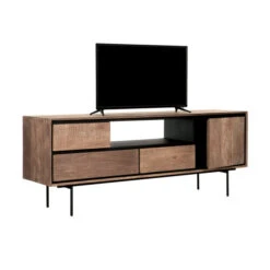 Tv-meubel Teak Hout -Zuiver Verkoop dtp home metropole modern tv meubel teak hout 03