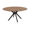 Ronde Design Eettafel Teak -Zuiver Verkoop dtp home metropole ronde design eettafel teak 01