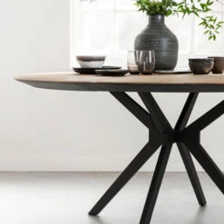 Ronde Design Eettafel Teak 9 Ronde Design Eettafel Teak -Zuiver Verkoop dtp home metropole ronde design eettafel teak 06