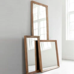 Grote Spiegel Teakhout -Zuiver Verkoop dtp home metropole spiegel teakhout 03