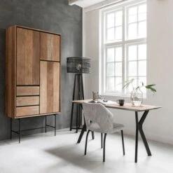 Teakhouten Bureau -Zuiver Verkoop dtp home metropole teakhouten bureau 011