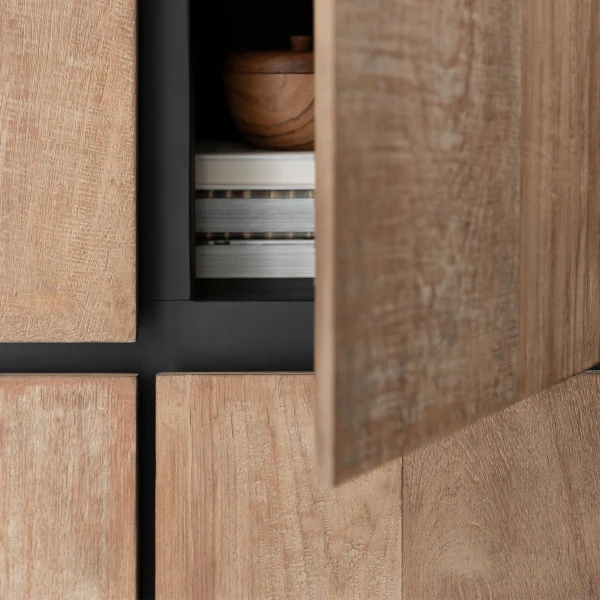 Teakhouten Opberkast 10 Teakhouten Opberkast - Afbeelding 8