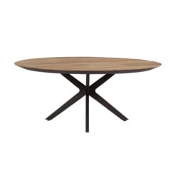 Teakhouten Salontafel Rond -Zuiver Verkoop dtp home metropole teakhouten salontafel rond 02