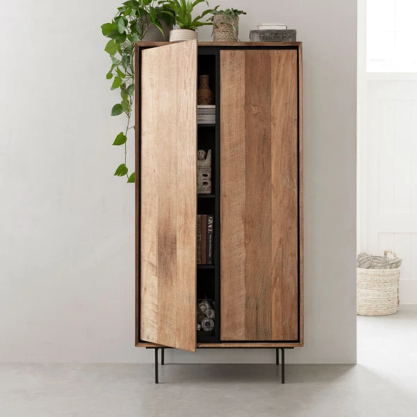 Teakhouten Wandkast 4 Teakhouten Wandkast - Afbeelding 2