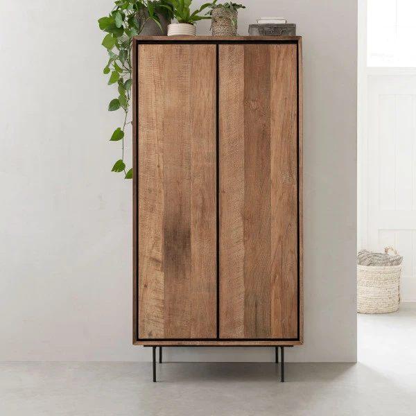 Teakhouten Wandkast 3 Teakhouten Wandkast