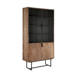 Vitrinekast Van Teakhout -Zuiver Verkoop dtp home odeon vitrinekast van teakhout 01 1