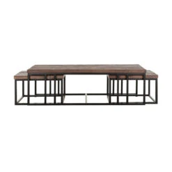 Set Van 3 Salontafels Teak