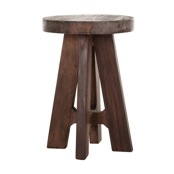 Stoer Krukje Van Gerecycled Teakhout 3 Stoer Krukje Van Gerecycled Teakhout