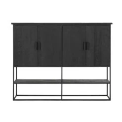 Zwarte Bergkast Teak Large