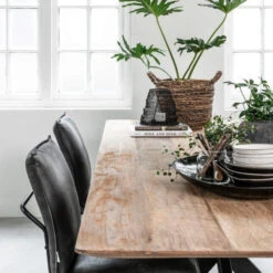 Teak Tafel Curves Met Kruispoot -Zuiver Verkoop dtp home timeless tafel curves met kruispoot 06