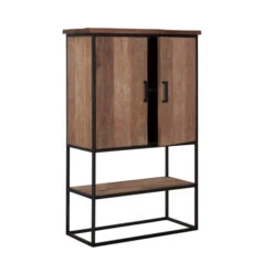 Bergkast Teakhout Small -Zuiver Verkoop dtp home timeless wandkast beam smal 02