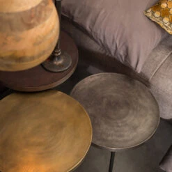 Metalen Bijzettafelset -Zuiver Verkoop dutchbone alim metalen bijzettafelset 04